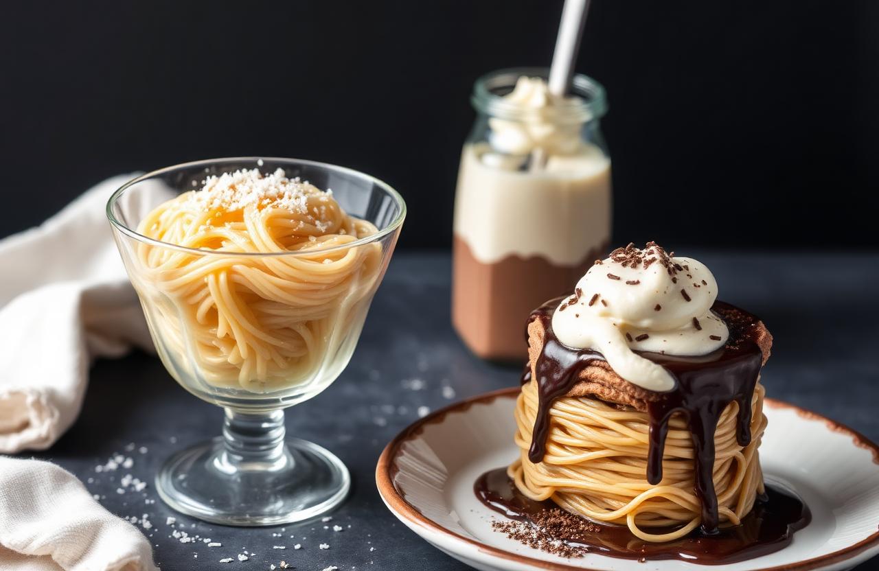 Spaghettieis Spezialitäten