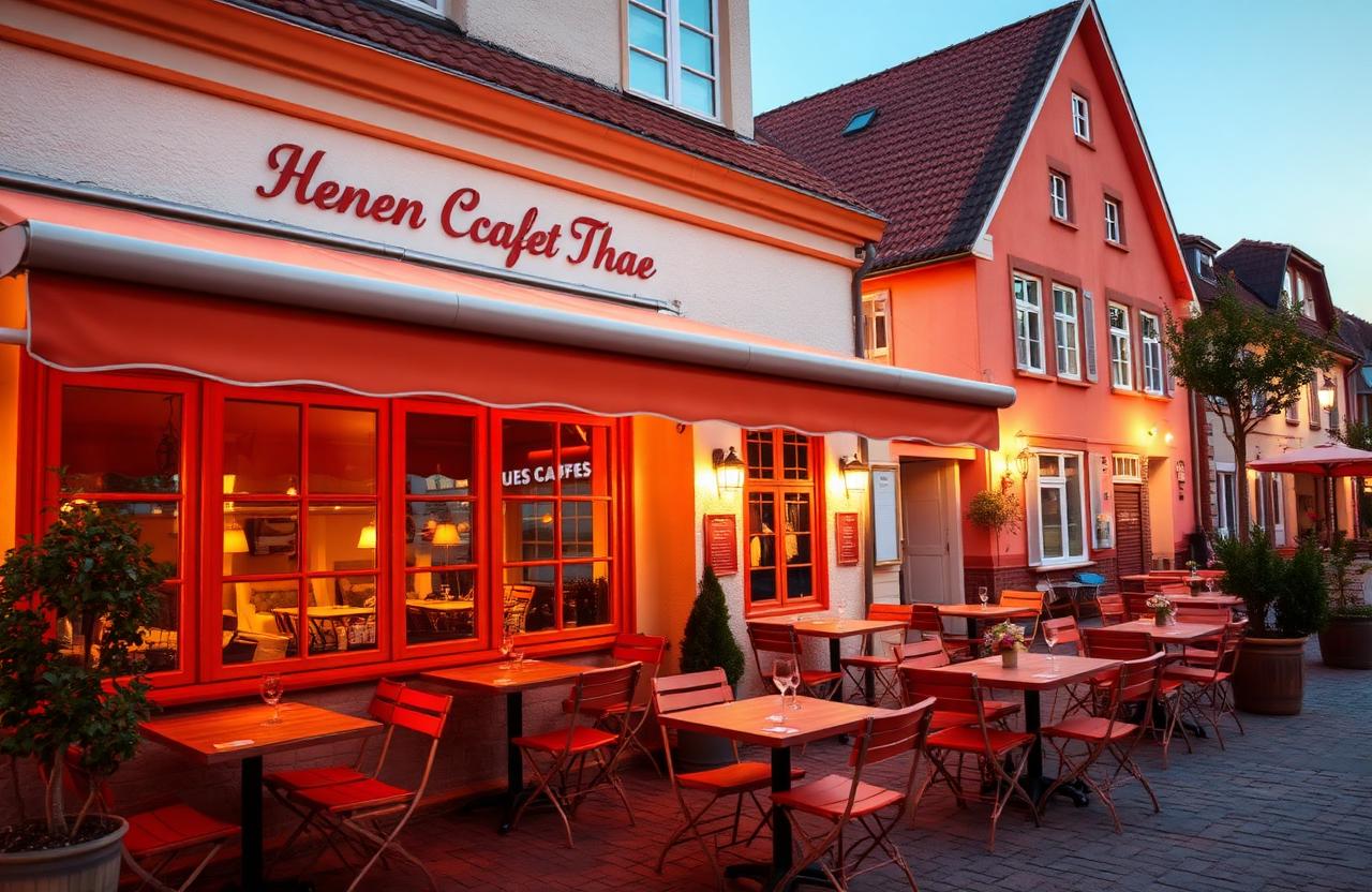 Außenansicht des Eiscafé Lijano in Harsewinkel